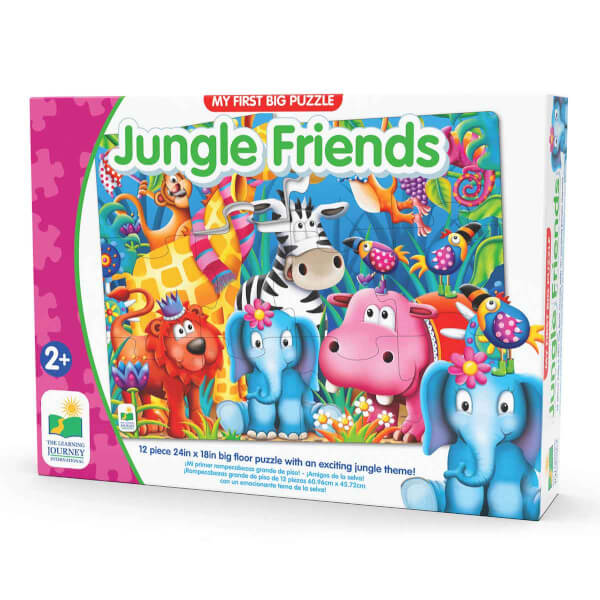 12 Parça Puzzle: Jungle Friends 