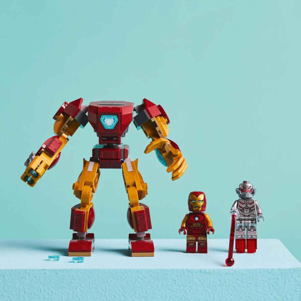 LEGO Marvel Iron Man Robotu, Ultron’a Karşı 76307 - 6 Yaş ve Üzeri Süper Kahraman Sevenler için Yaratıcı Oyuncak Yapım Seti (101 Parça)