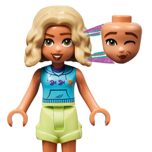 LEGO Friends Meyveli İçecek Plaj Standı 42625 - 6 Yaş ve Üzeri Çocuklar için Kaplumbağa Figürü İçeren Yaratıcı Oyuncak Yapım Seti (213 Parça)