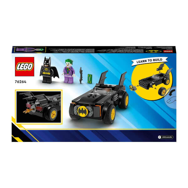 LEGO® DC Batmobile™ Takibi: Batman™ Joker™’e Karşı 76264 - 4 Yaş ve Üzeri Çocuklar için Süper Kahraman Aksiyonu içeren Yaratıcı Oyuncak Yapım Seti (54 Parça)