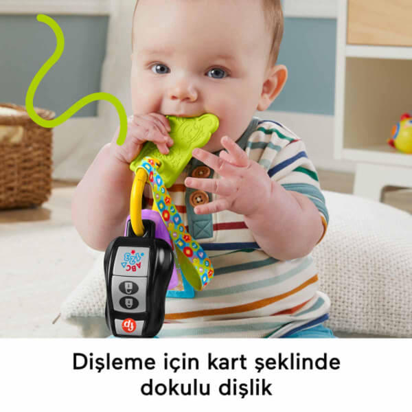 Fisher Price Sesli Eğlen ve Öğren Eğlenceli Aktivite Anahtarı HWY40