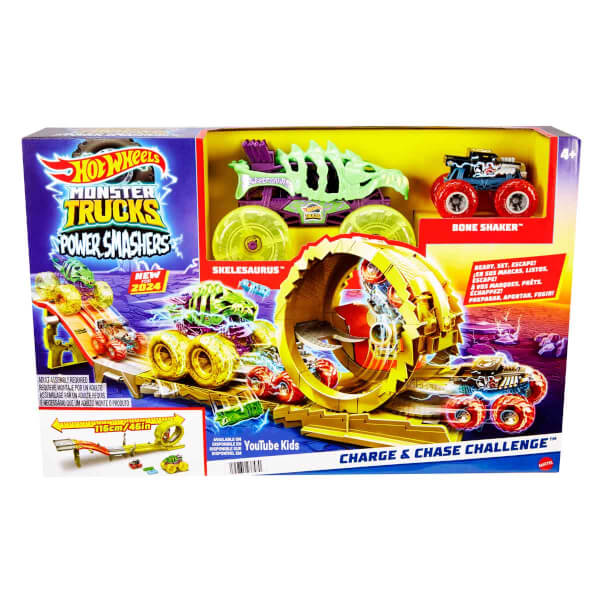 Hot Wheels Monster Trucks Charge  Chase Challenge Oyun Seti HXT05