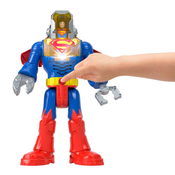 Sesli ve Işıklı Imaginext DC Super Friends Superman Insider ve Exo Kostümü JCT47