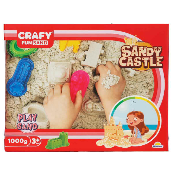 Crafy Macera Kalesi Oyun Kumu Seti 10 Parça 1000 g