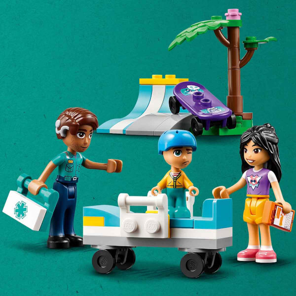 LEGO® Friends Heartlake City Hastane Ambulansı 42613 - 6 Yaş ve Üzeri Çocuklar için Yaratıcı Oyuncak Yapım Seti (344 Parça)