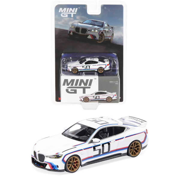 1:64 Mini Gt BMW 3.0 CSL White Diecast Model Araba | Toyzz Shop