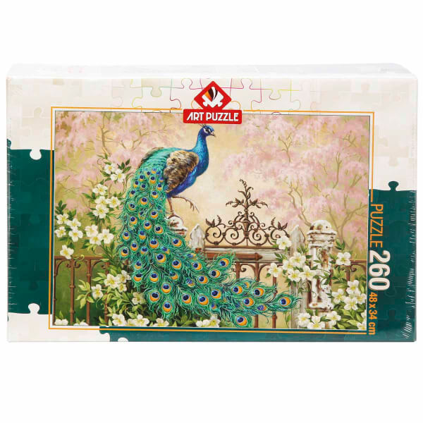 260 Parça Puzzle: Tavus Kuşu