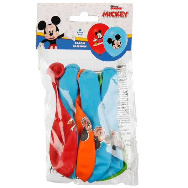 Mickey Mouse Balon 6’lı 