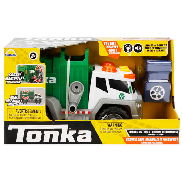 Tonka Sesli ve Işıklı Geri Dönüşüm Kamyonu