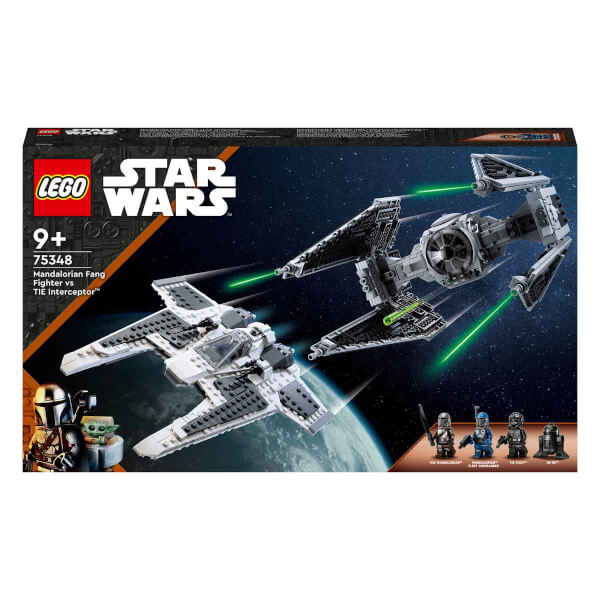 LEGO Star Wars Mandalorian Fang Fighter TIE Interceptor'a Karşı 75348