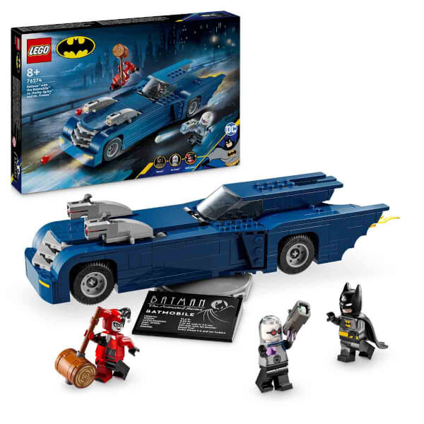 LEGO DC Batman: Batmobile ile Batman, Harley Quinn ve Mr. Freeze’e Karşı 76274 - 8 Yaş ve Üzeri Süper Kahraman Sevenler için İnşa Edilebilen Yaratıcı Oyuncak Yapım Seti (435 Parça)