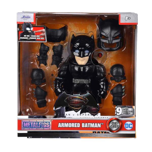 Işıklı Batman Armored Metalfigs Die Cast Figür 