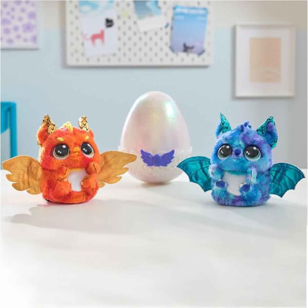 Sesli ve Işıklı Hatchimals Alive Mystery Hatch Draggle İnteraktif Peluş Sürpriz Yumurta