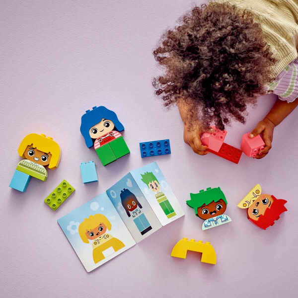 LEGO® DUPLO® İlk Büyük Duygularım 10415 - 1 Buçuk Yaş ve Üzeri Çocuklar için kişisel olarak kullanılabilen Eğitici Oyuncak Yapım Seti (23 Parça)