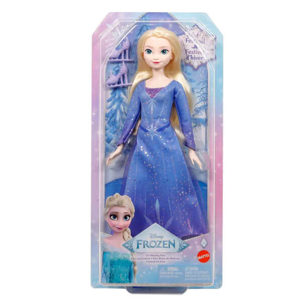 Disney Karlar Ülkesi Buz Pateni Temalı Elsa Bebek JBG53 