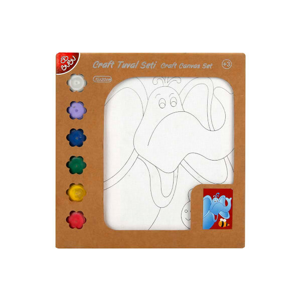 BuBu Craft Tuval Boyama Seti 15 x 20 cm.