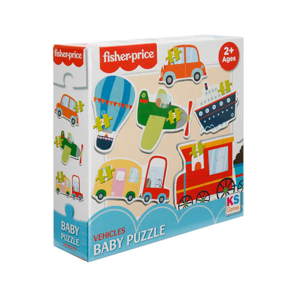 Fisher Price Baby Vehicles 6’sı 1 Arada Puzzle