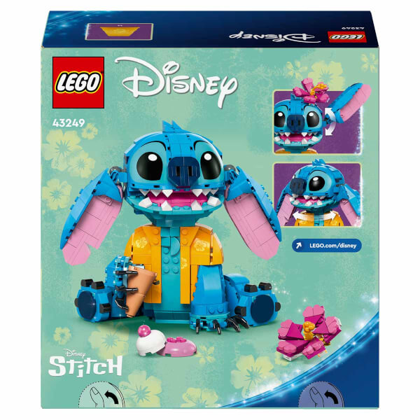 LEGO Disney Stiç 43249 - 9 Yaş ve Üzeri Çocuklar için Dondurma Külahlı İnşa Edilebilen Yaratıcı Oyuncak Yapım Seti (730 Parça)