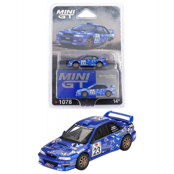 1:64 Mini Gt Subaru Impreza Wrc99 2000 Acropolis Rally Diecast