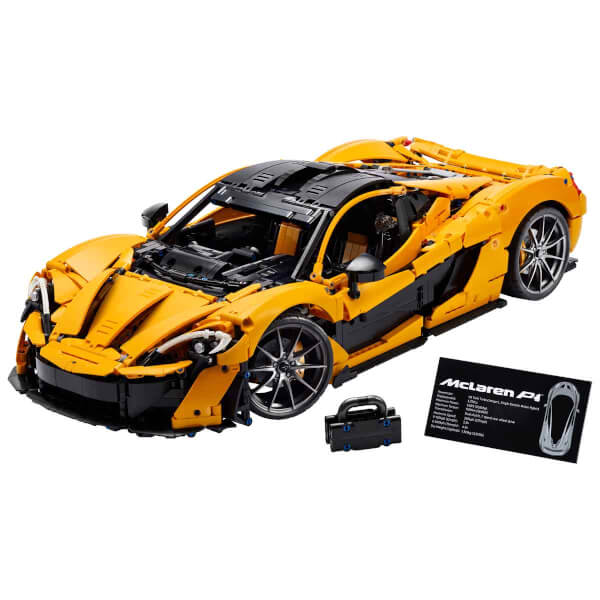 LEGO Technic McLaren P1 42172 - Otomobil Tutkunu Yetişkinler için Sergilenebilir Araba Modeli Yapım Seti (3893 Parça)