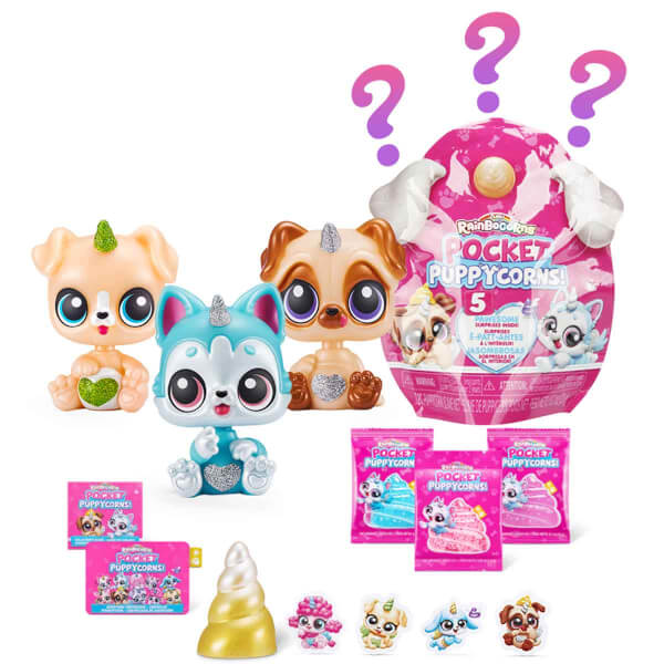 Rainbocorns Pocket Sürpriz Mini Figür S1 Sürpriz Paket RAR24000 - Sarı Boynuz