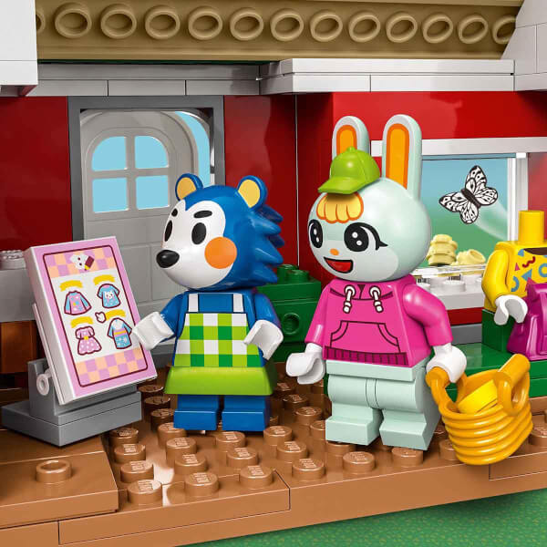 LEGO Animal Crossing Able Sisters Giyim Mağazası 77055 - 6 Yaş ve Üzeri Çocuklar için Yaratıcı Oyuncak Yapım Seti (322 Parça)