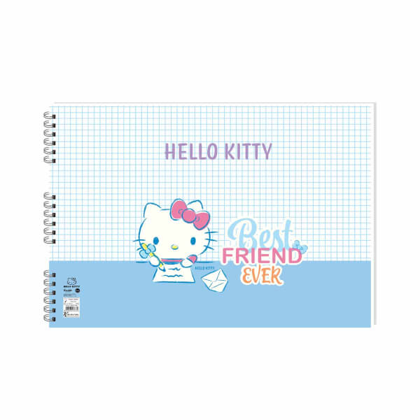 Hello Kitty Resim Defteri 35 x 50 cm 15 Yaprak  - Mavi