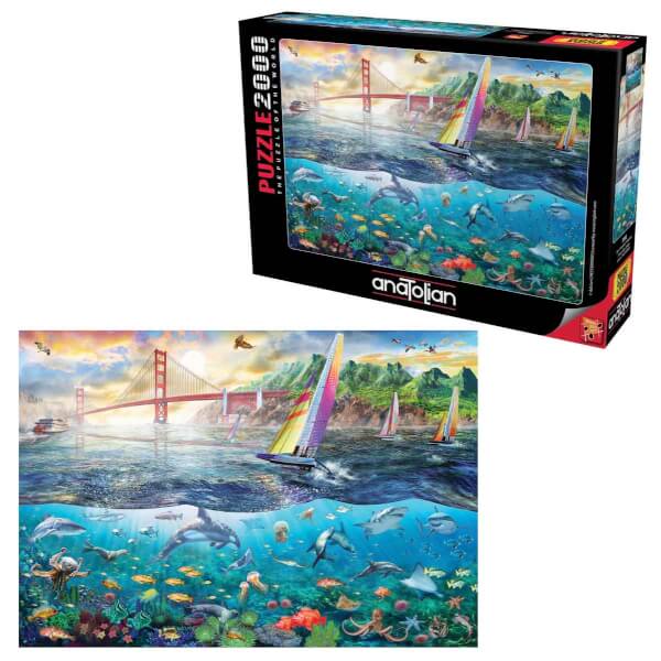 2000 Parça Puzzle: San Francisco Köprüsü