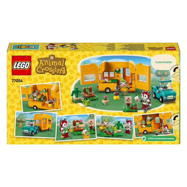 LEGO Animal Crossing Leif Karavan ve Bahçe Dükkanı 77054 - 7 Yaş ve Üzeri Çocuklar için Yaratıcı Oyuncak Yapım Seti (263 Parça)