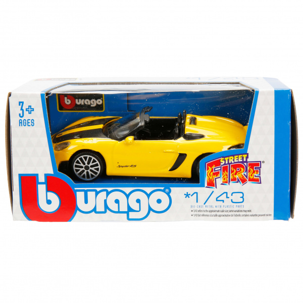1:43 Street Fire Model Araba - Porsche 718 Spyder Rs