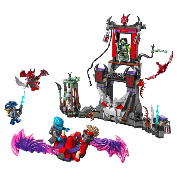 LEGO NINJAGO Ejderinsan Fırtına Köyü 71841 - 7 Yaş ve Üzeri Çocuklar için Savaş Arenası, 6 Ninja Minifigürü ve Topaç İçeren Yaratıcı Oyuncak Yapım Seti (305 Parça)