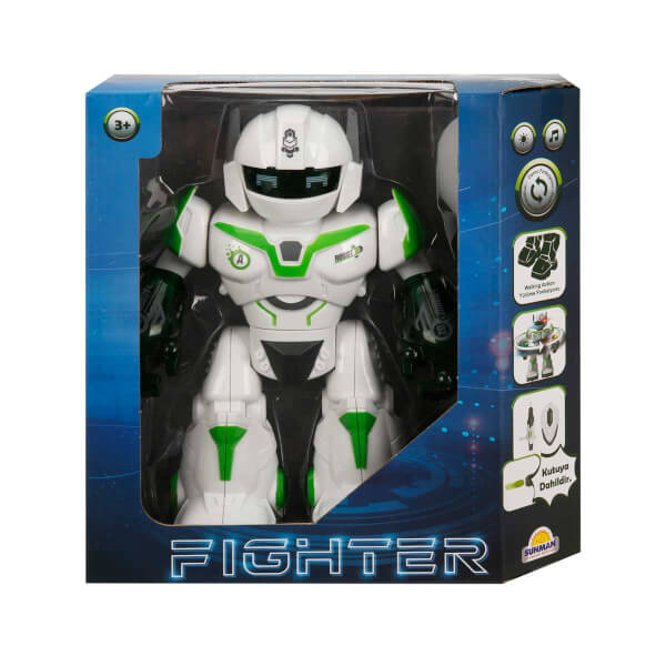 Sesli ve Işıklı Robot Fighter 22 cm.