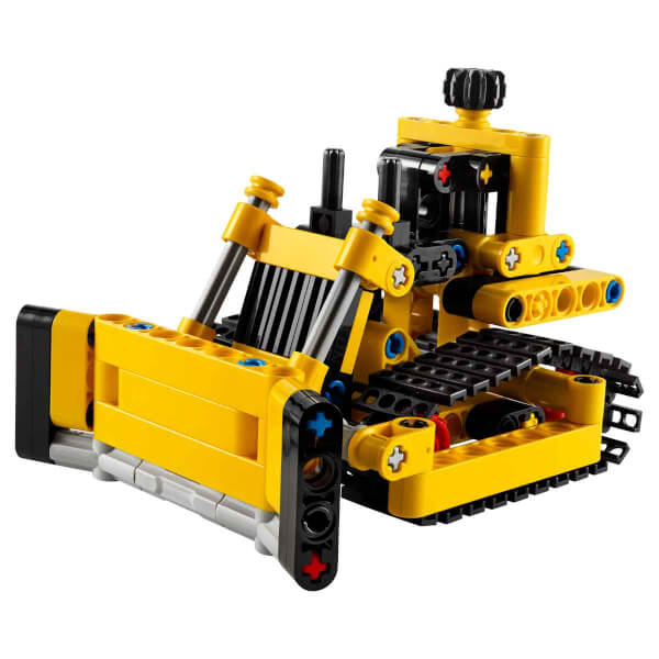 LEGO® Technic Ağır İş Buldozeri 42163 - 7 Yaş ve Üzeri Çocuklar için İnşaat Aracı İçerek Koleksiyonluk Yaratıcı Oyuncak Model Yapım Seti (195 Parça)