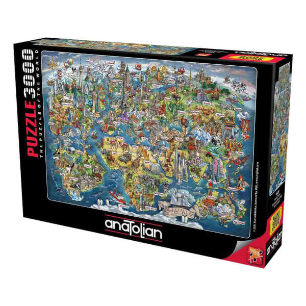 3000 Parça Puzzle: Harika Dünya