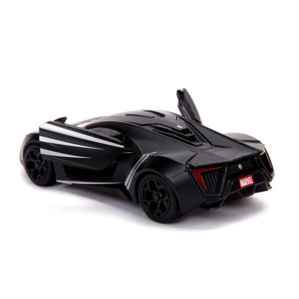 1:32 Marvel Black Panther Lykan Hypersport Model Araba