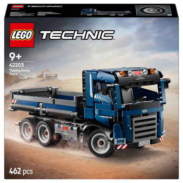 LEGO Technic Damperli Kamyon 42203 - 9 Yaş ve Üzeri İnşaat Seven Çocuklar için Yaratıcı Oyuncak Yapım Seti (462 Parça)
