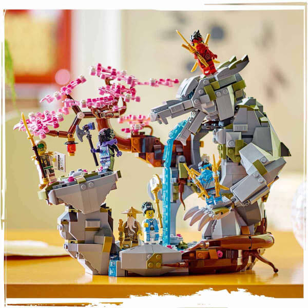 LEGO NINJAGO Ejderha Taşı Tapınağı 71819 - 13 Yaş ve Üzeri Gençler için 6 Minifigür İçeren Yaratıcı Oyuncak Yapım Seti (1212 Parça)