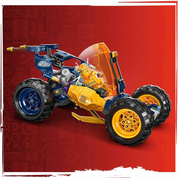 LEGO NINJAGO Arin’in Ninja Arazi Buggy Arabası 71811 - 7 Yaş ve Üzeri Çocuklar için 3 Ninja Minifigürü İçeren Yaratıcı Oyuncak Yapım Seti (267 Parça)NINJAGO Arinin Ninja Arazi Buggy Arabası 71811 