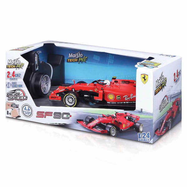 1:24 F1 Ferrari SF90 Premium USB Şarjlı Uzaktan Kumandalı Araba