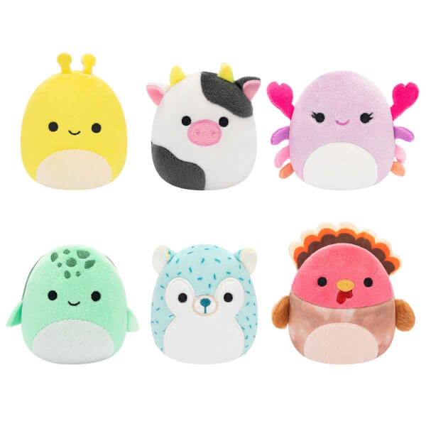 Squishmallows Micromallows 6’lı Peluş Seti 6 cm