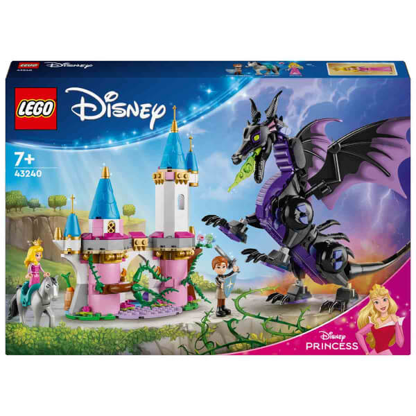 LEGO Disney Princess Malefiz’in Ejderha Formu 43240 – 7 Yaş ve Üzeri Uyuyan Güzel Hayranları için Yaratıcı Oyuncak Yapım Seti (583 Parça)