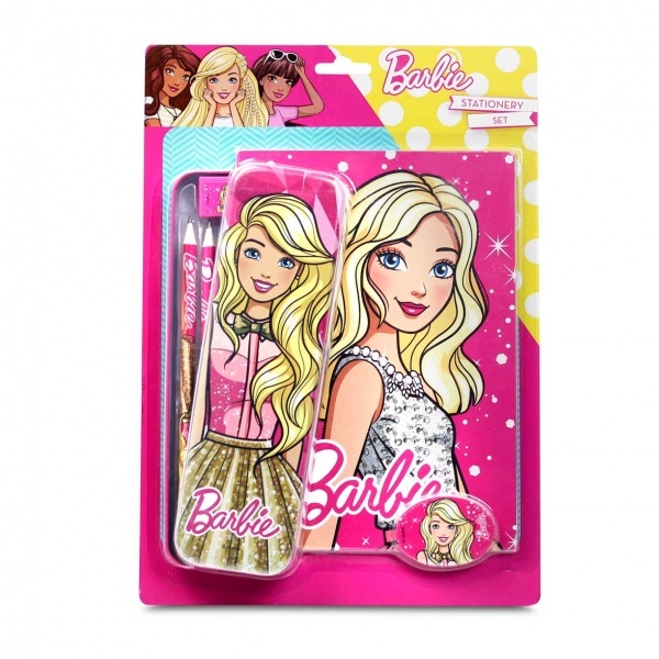 Barbie 6'lı Kırtasiye Set