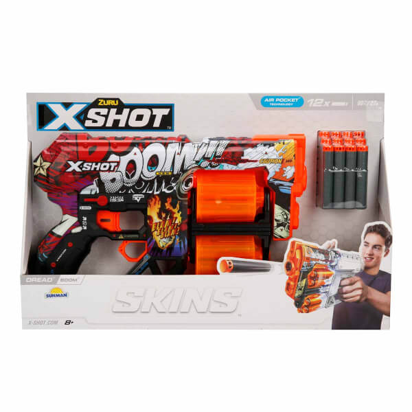 X-Shot Skins Dread 12 Mermili Sünger Dart Atan Silah 31 cm