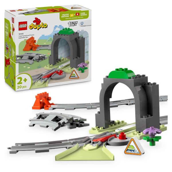 LEGO DUPLO Kasabası Tren Tüneli ve Rayları Ek Macera Seti 10425 - 2 Yaş ve Üzeri Çocuklar İçin Eğitici Oyuncak Yapım Seti (20 Parça)