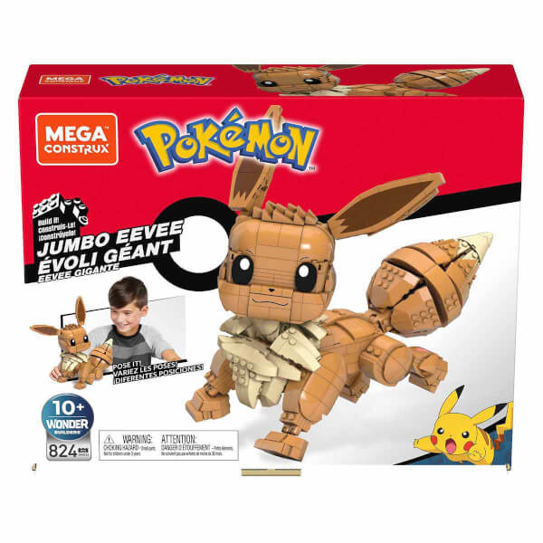 Mega Construx Pokemon Jumbo Eevee GMD34