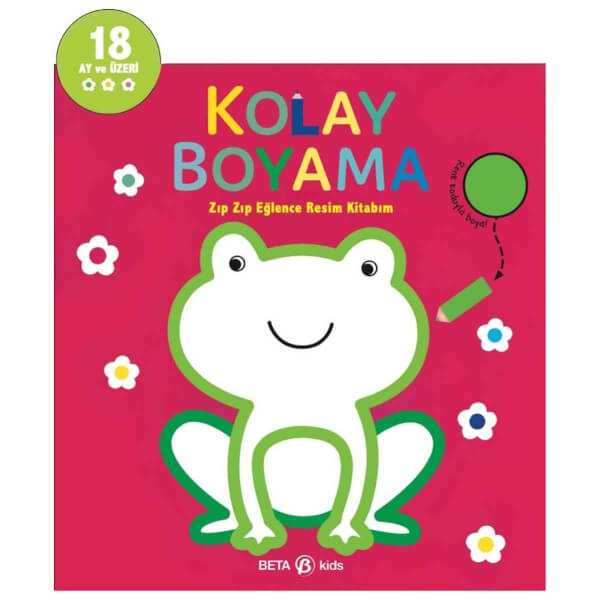 Kolay Boyama - Zıp Zıp Eğlence Resim Kitabım