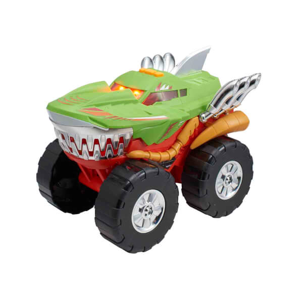 Teamsterz Monster Moverz Robo Shark Sesli ve Işıklı Motorize Köpek Balığı Araba 24 cm.