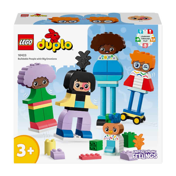 LEGO® DUPLO® Kasabası İnşa Edilebilen Duygulu İnsanlar 10423 - 3 Yaş ve Üzeri Çocuklar için Eğitici Oyuncak Yapım Seti (71 Parça)