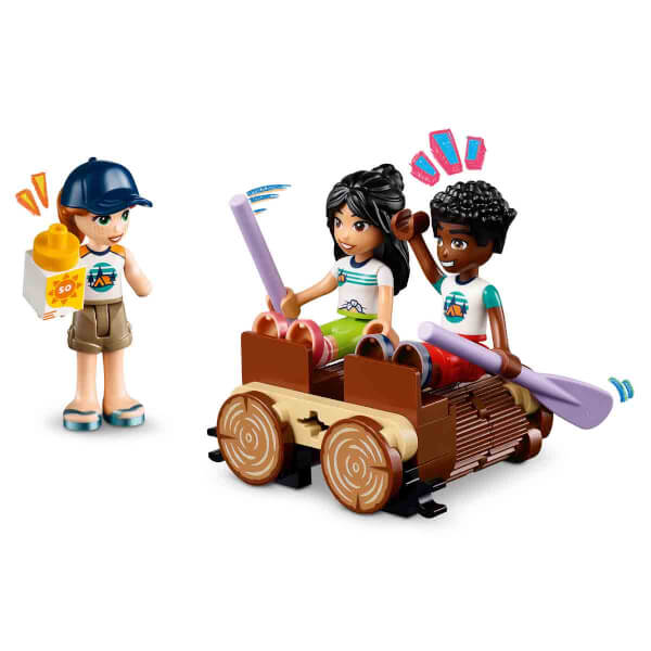 LEGO Friends Macera Kampı Su Sporları 42626 - 7 Yaş ve Üzeri Çocuklar için Ayı Figürü İçeren Yaratıcı Oyuncak Yapım Seti (628 Parça)