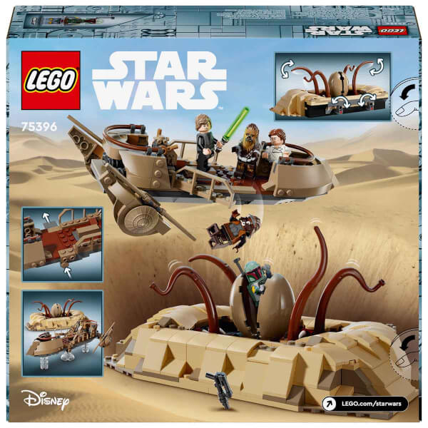 LEGO Star Wars: Jedi’ın Dönüşü Çöl Skiff’i ve Sarlacc Çukuru 75396 - 9 Yaş ve Üzeri Star Wars Sevenler İçin Oyuncak Araç Yapım Seti (558 Parça)